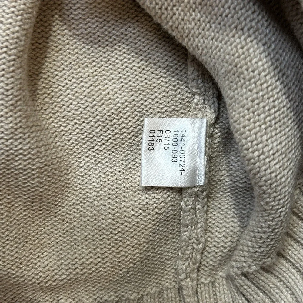 Jos. A. Bank Executive Collection Mens Beige Cotton Shawl Collar Sweater L‎ F15